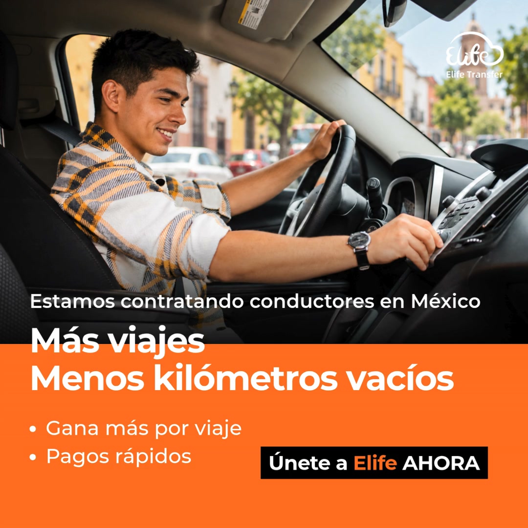 Elife Transfer Facebook ad: Únete a la red de conductores de Elife