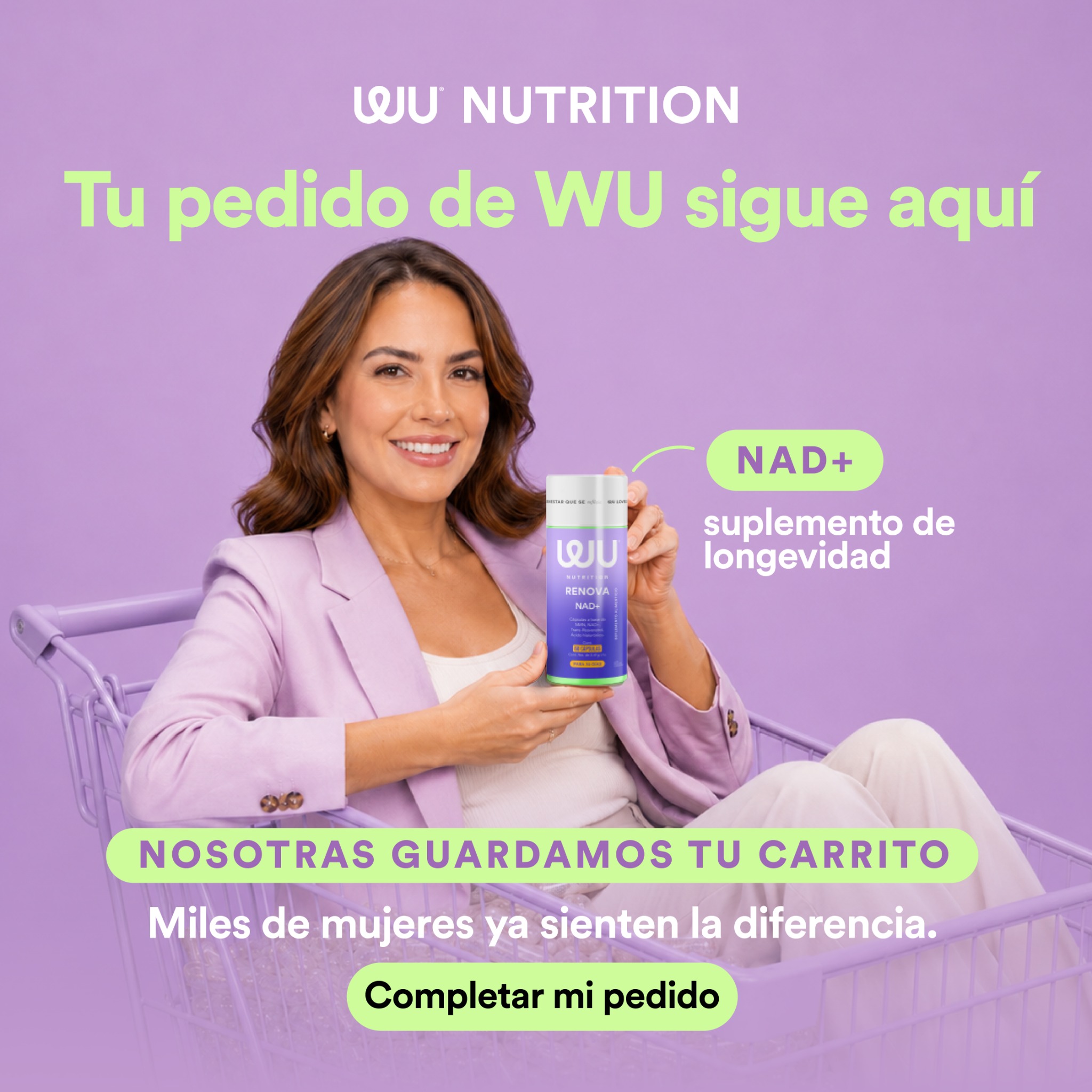 WU Nutrition Facebook ad