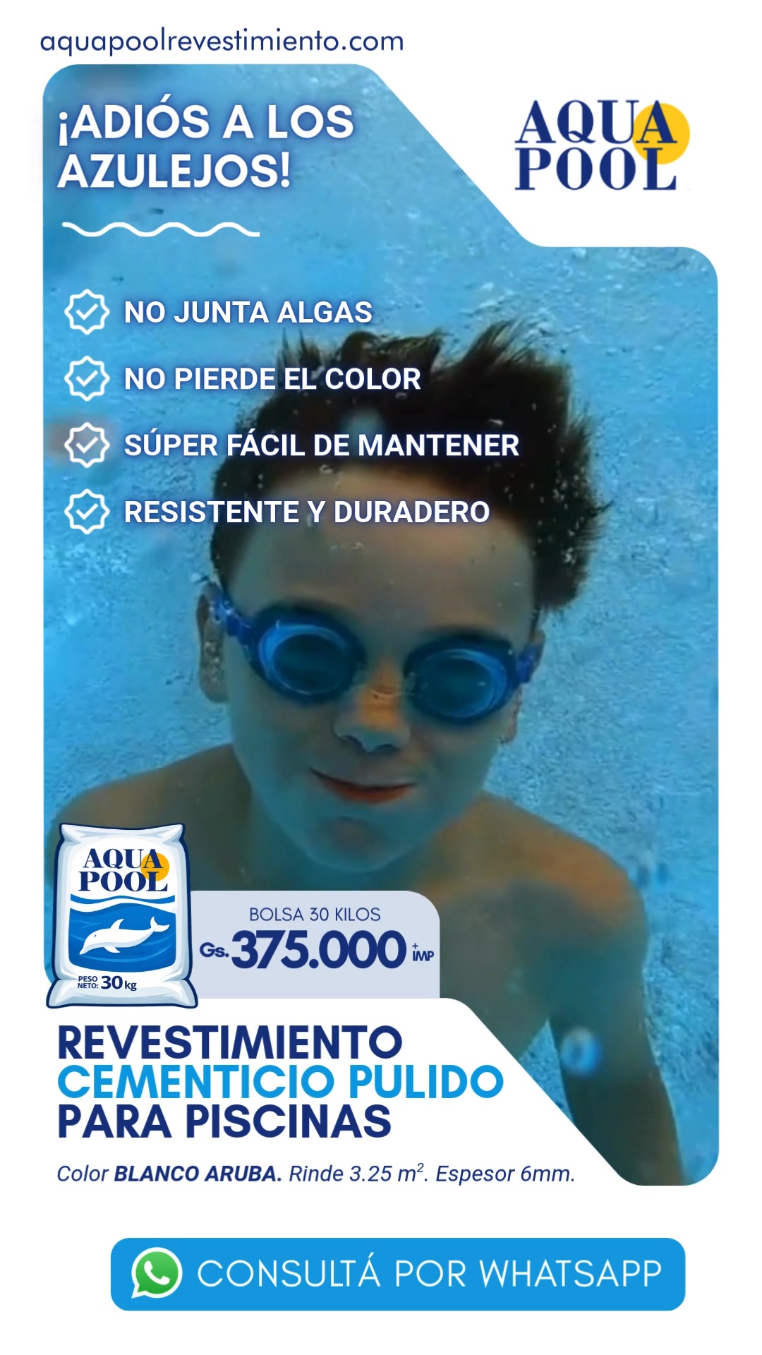 Aquapool Paraguay Facebook ad