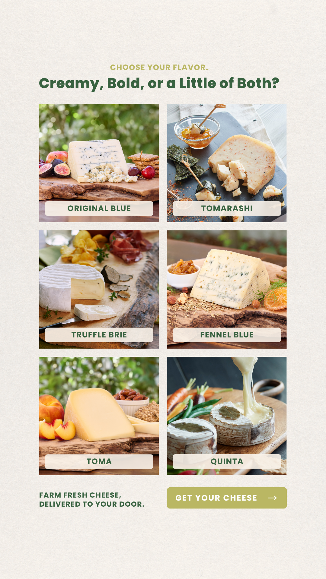Point Reyes Farmstead Cheese Facebook ad