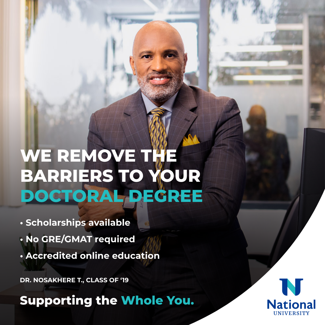 National University Facebook ad