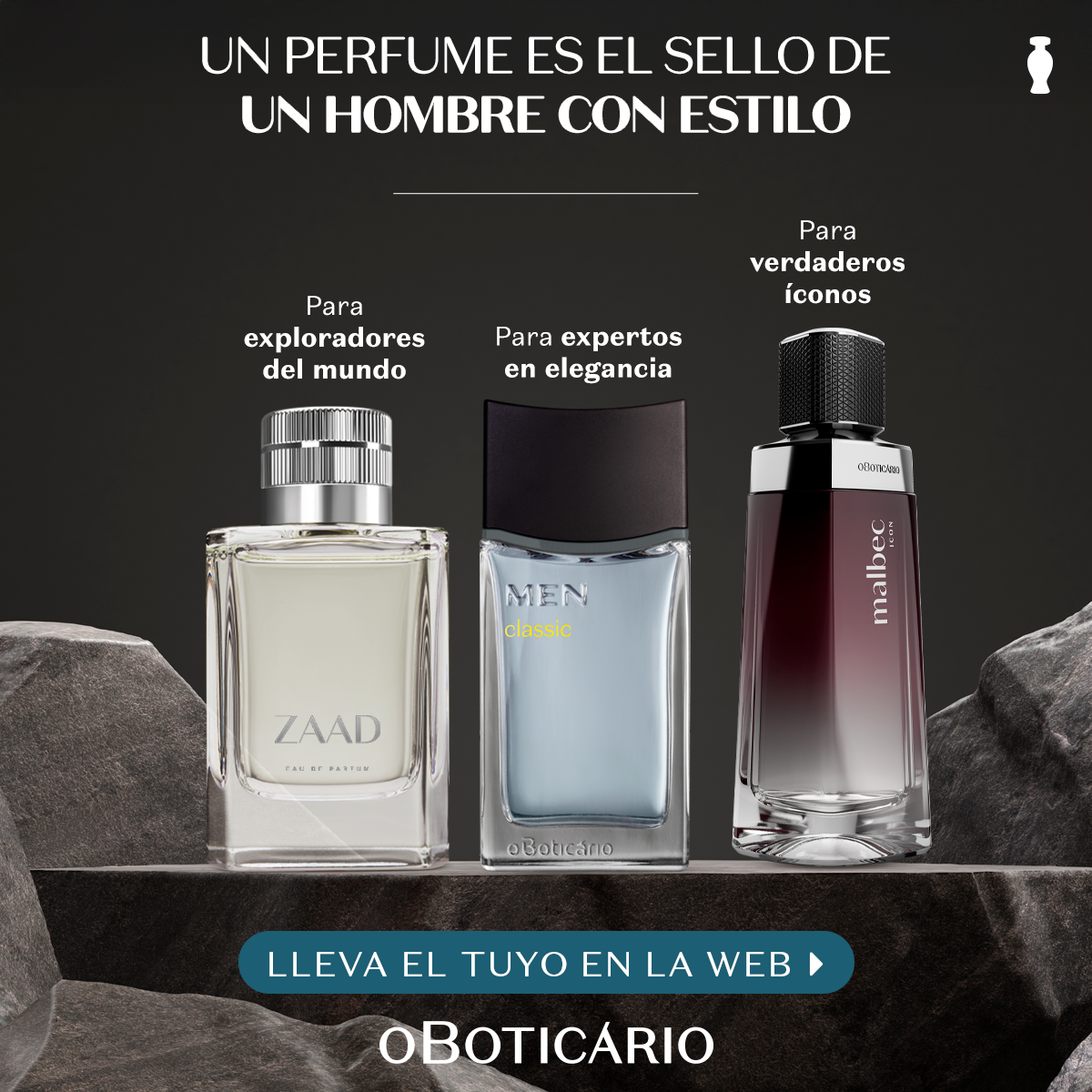 O Boticário Facebook ad: Explora tu lado auténtico