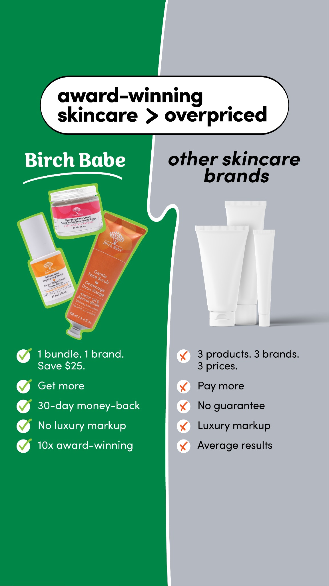 Birch Babe Facebook ad