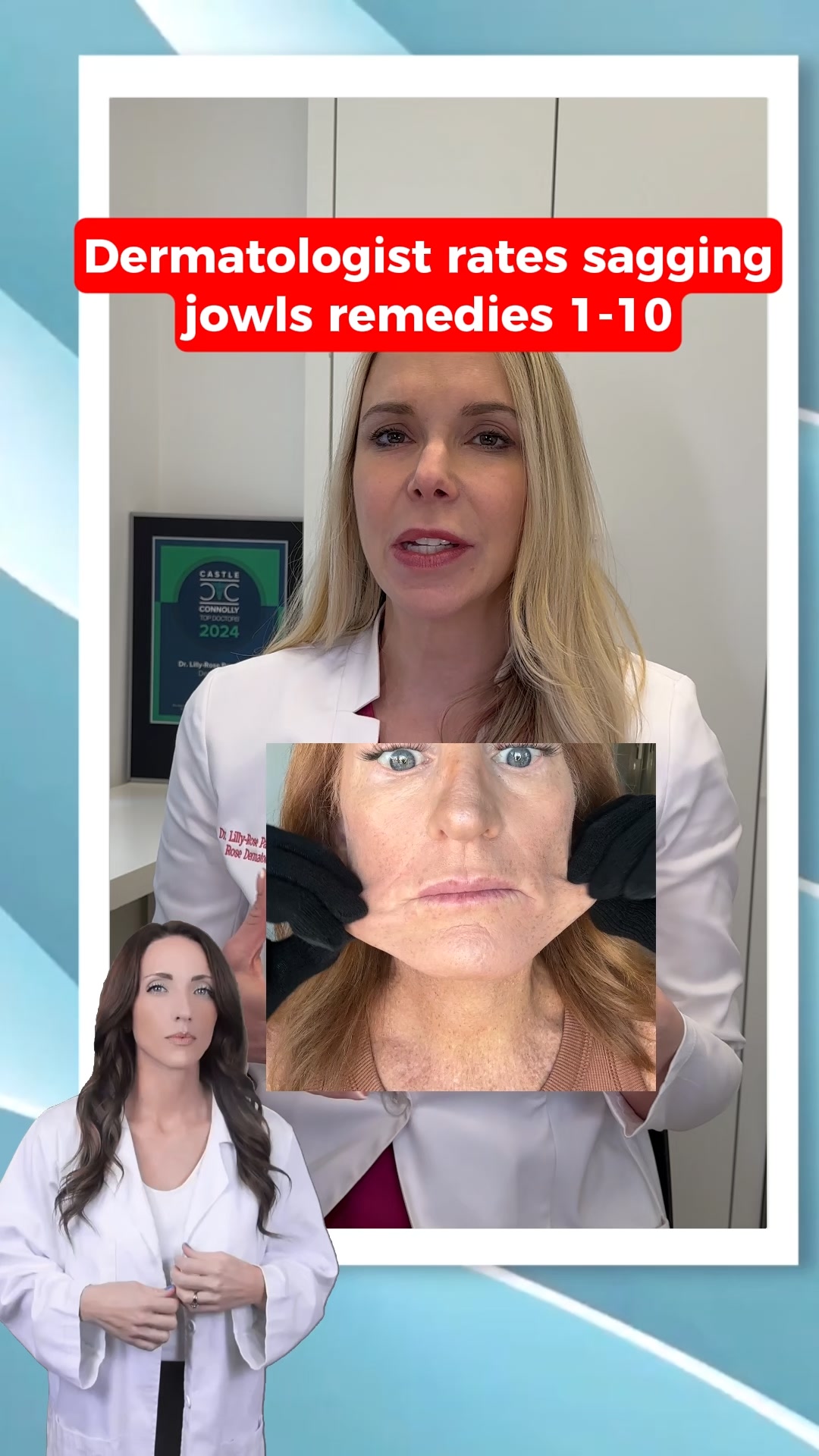 Dr. Lilly-Rose Paraskevas, MD, FAAD Facebook ad: Use This On Wrinkles & Sagging skin.