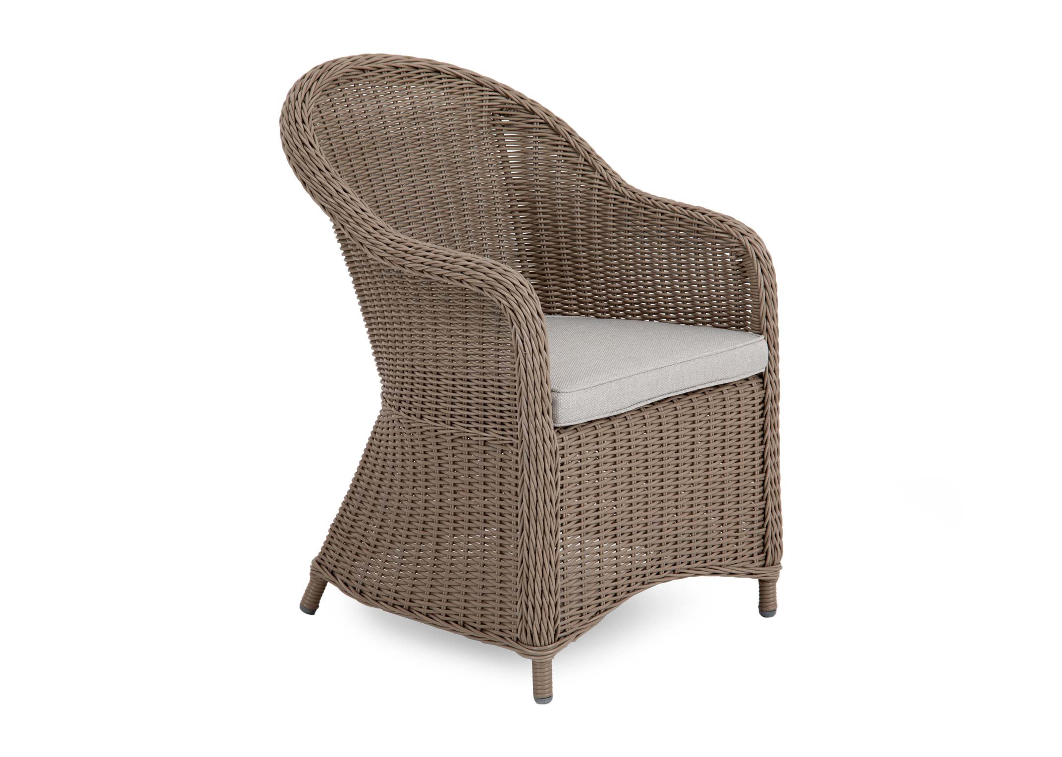 EZ Living Furniture Facebook ad: Rattan Round Back Outdoor Dining Chair - Seville