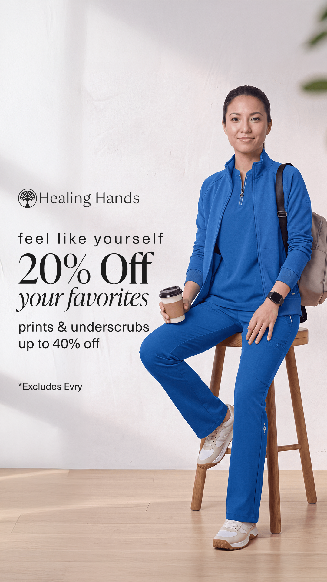 Healing Hands Scrubs Facebook ad