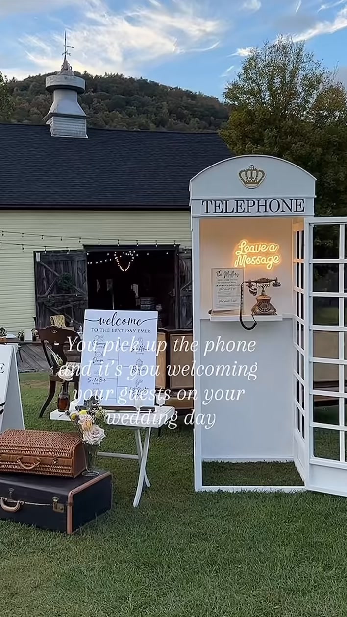 The Telephone Guestbook Facebook ad: Hear their voices forever.