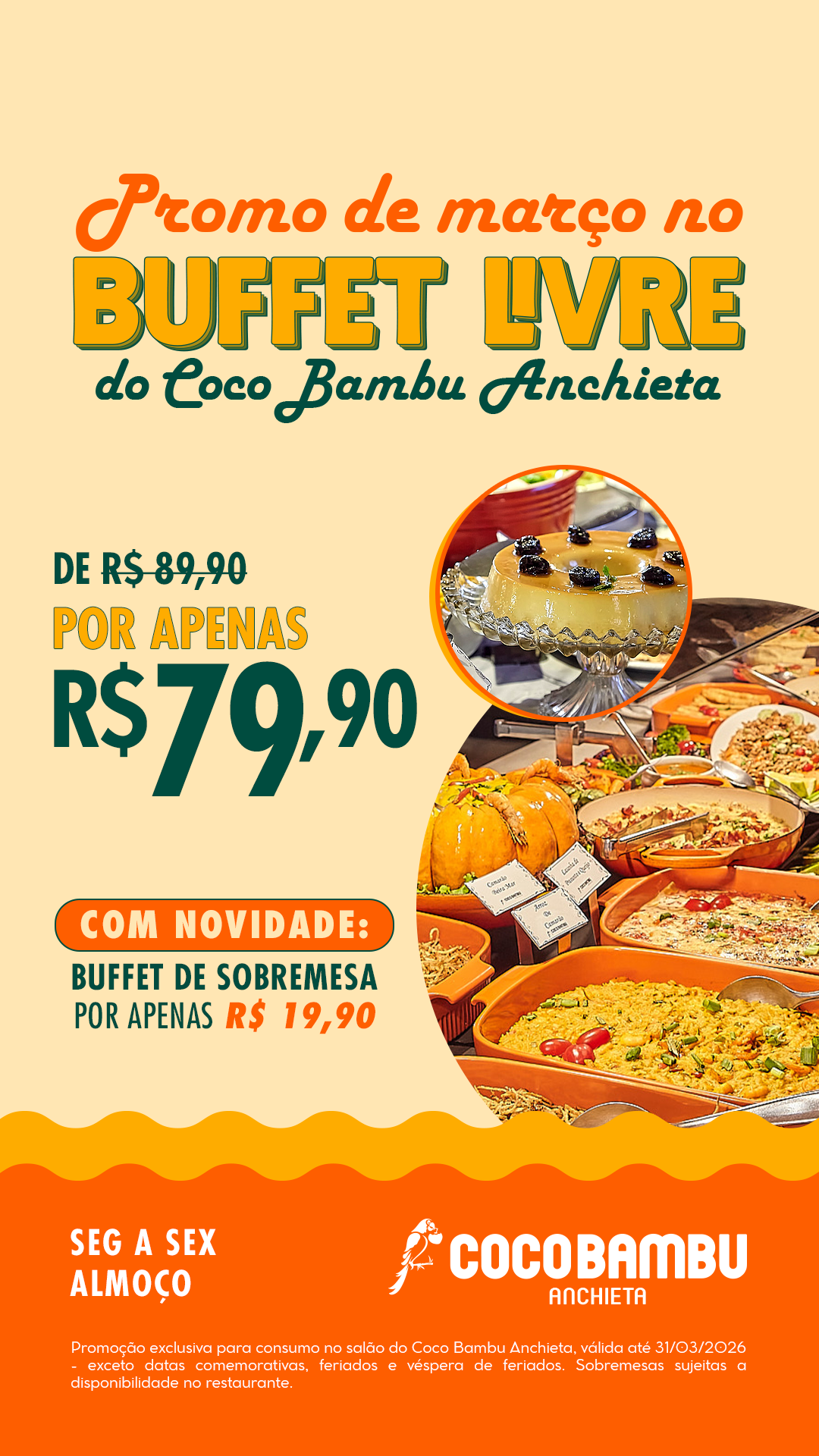 Coco Bambu BH Facebook ad from Mar 11, 2026