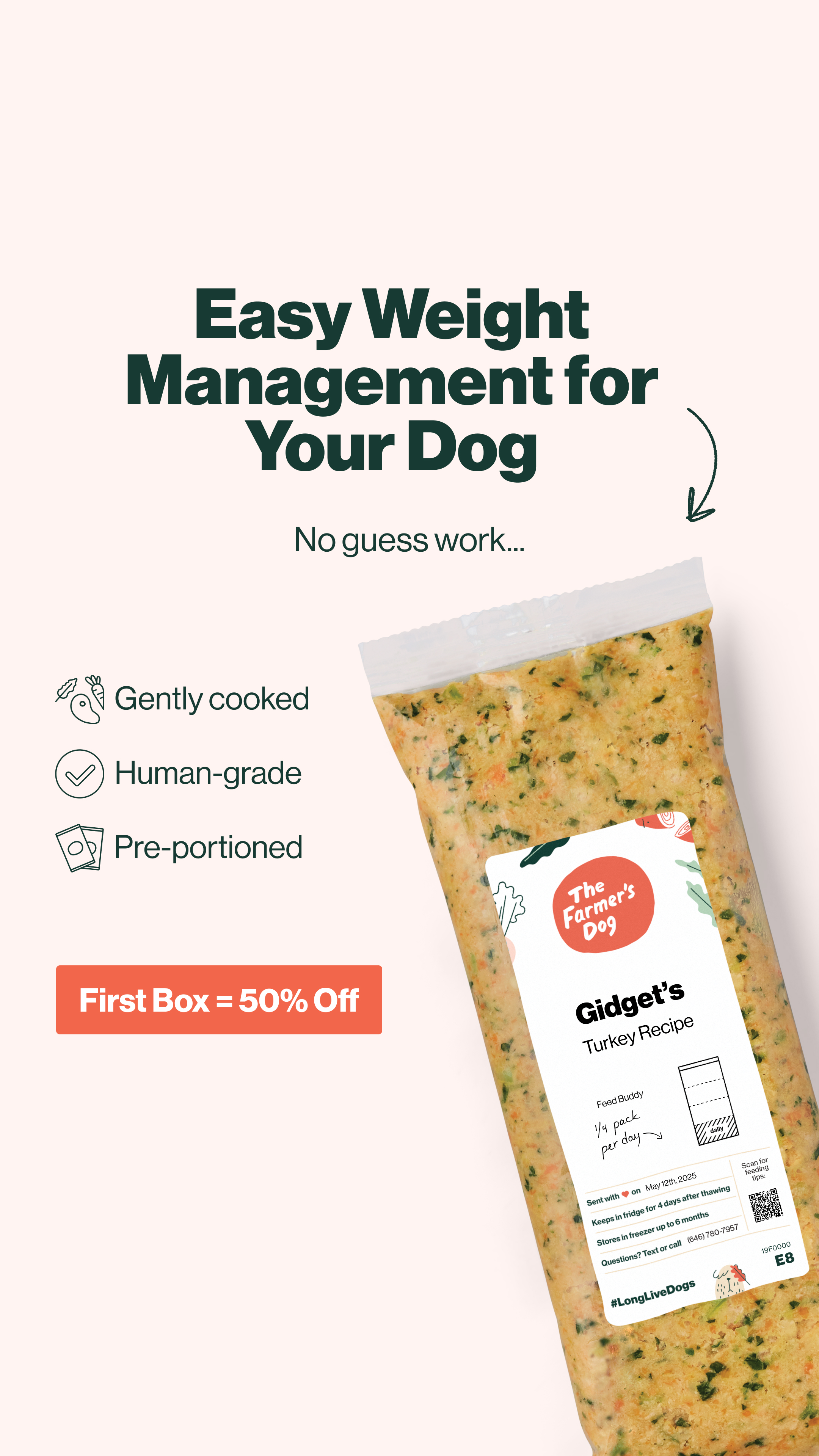The Farmer's Dog Facebook ad