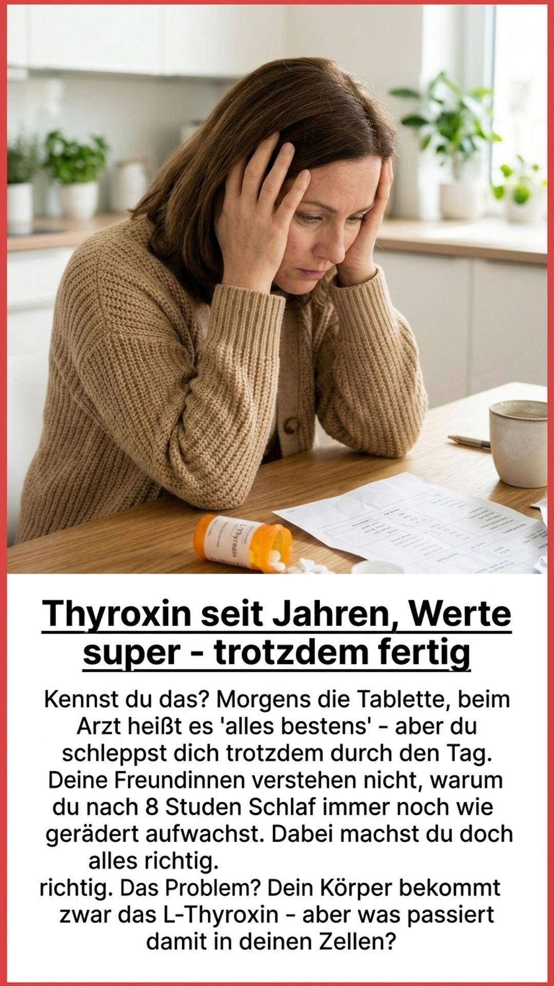 Mission Schilddrüse Facebook ad
