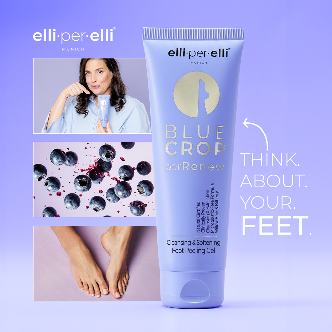 Elli·per·elli Facebook ad: Bio-zertifizierte Fußpflege