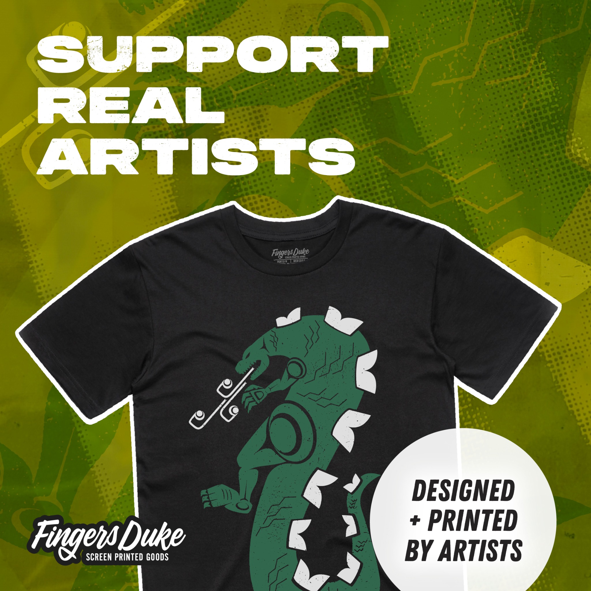 Fingers Duke - Screen Printed Goods Facebook ad
