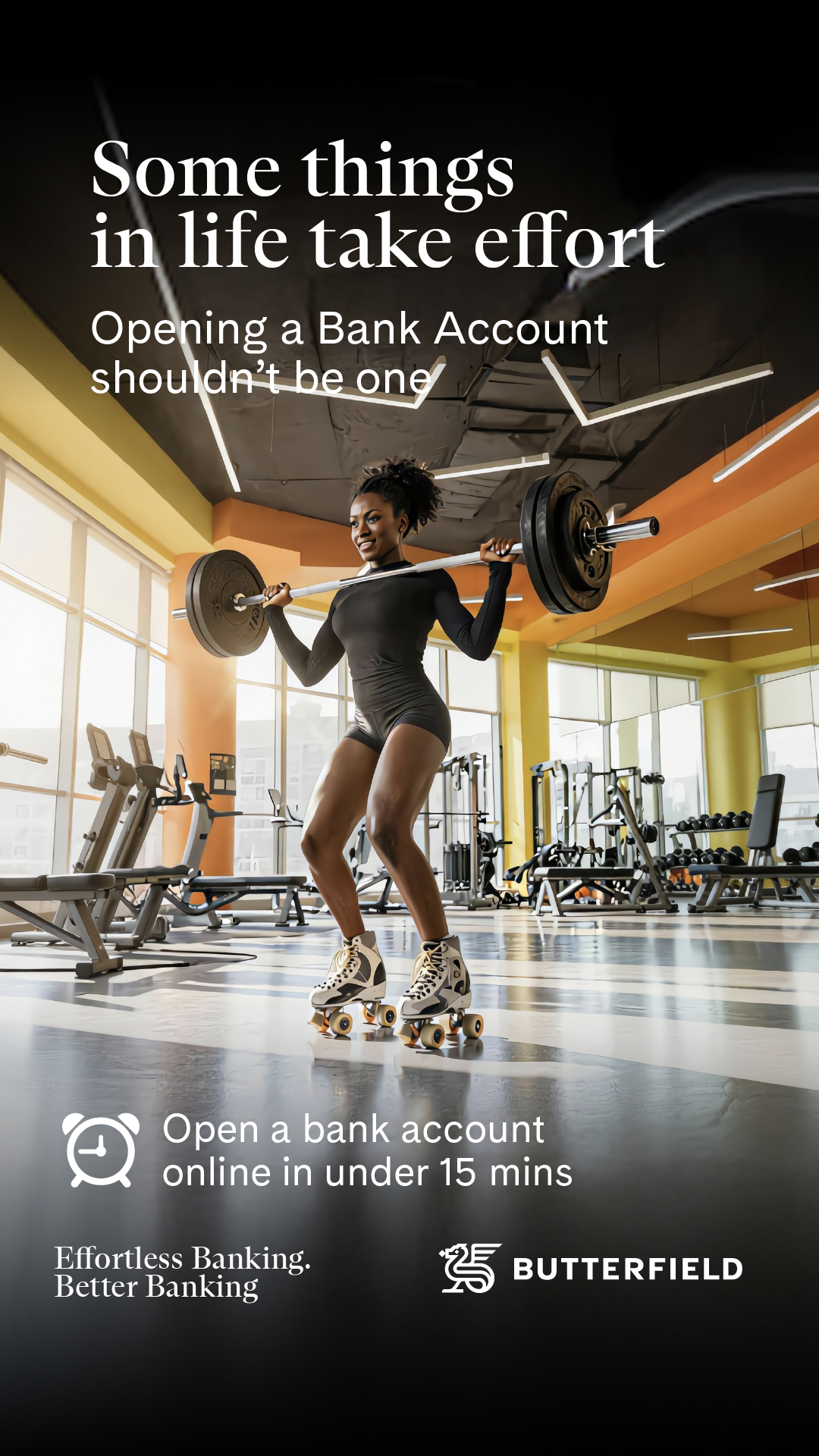 Butterfield Cayman Facebook ad: Open your bank account online now