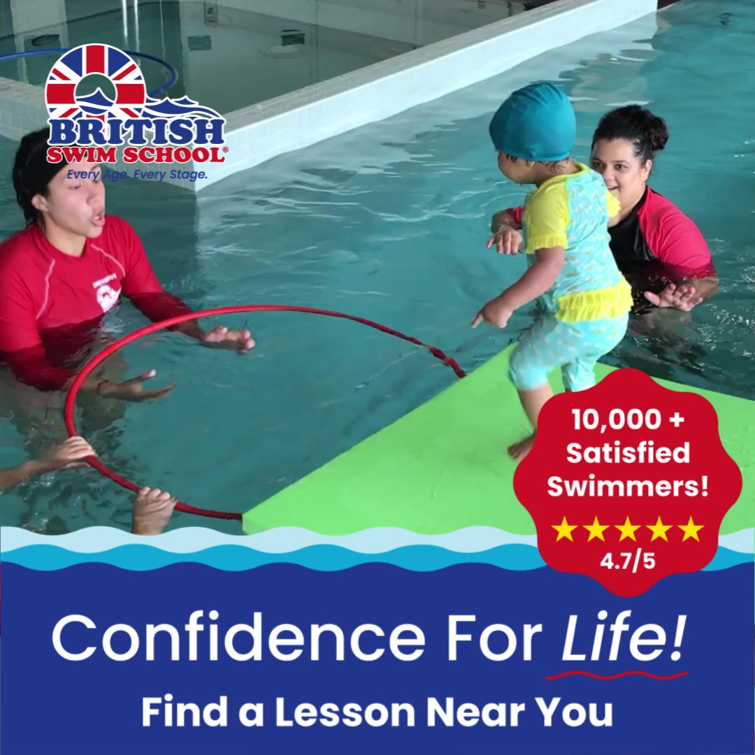 British Swim School - Bklyn Queens Nassau Facebook ad: Swimming Lessons For All Ages