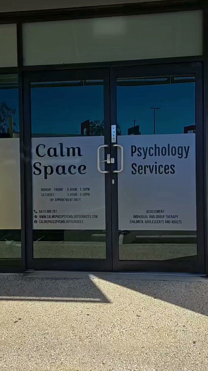 Calm Space Psychology Services Facebook ad: There’s a warm welcome waiting for you at…