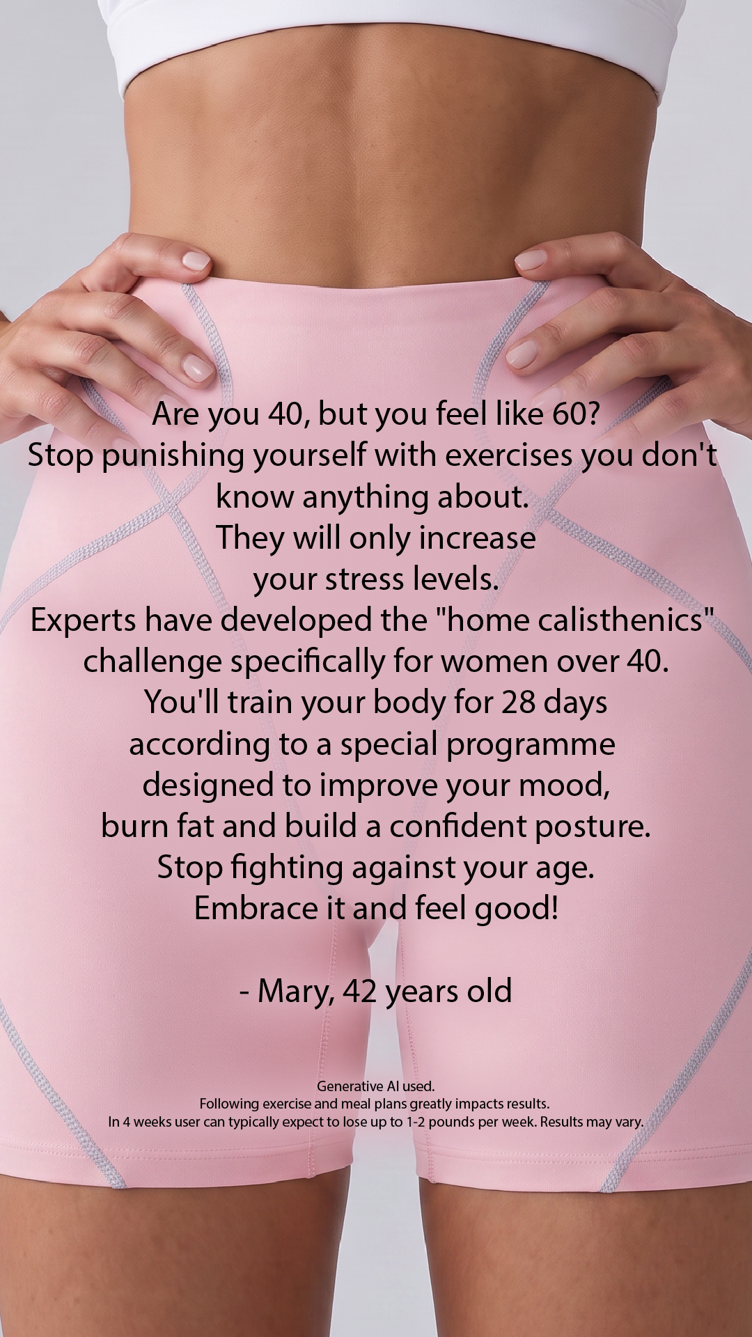 28 Day Challenge Facebook ad