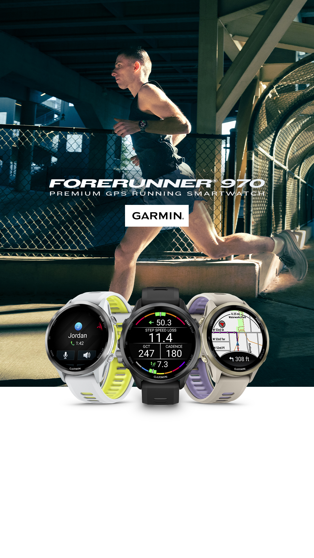 Garmin Running Facebook ad