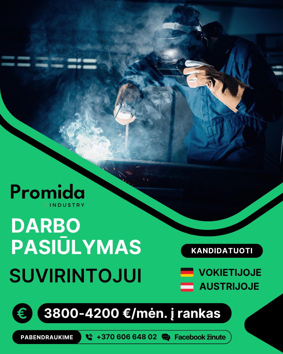 Promida Industry Facebook ad from Aug 12, 2026