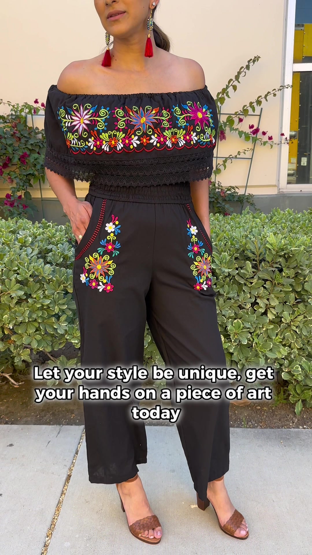 CharroAzteca.com Facebook ad: Experience Comfort and Style with our Jumpsuits