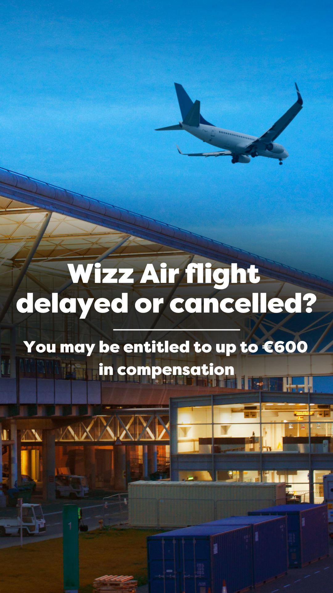 Flightright Facebook ad
