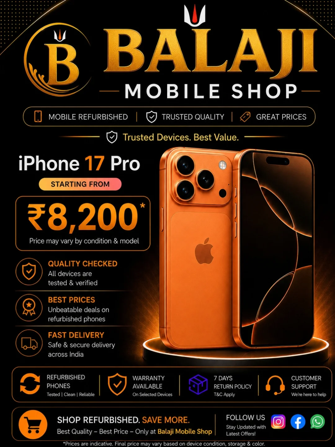 Nitu Facebook ad: Balaji Mobiles shop