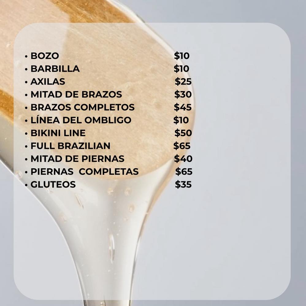 Marla’s Salón Backup Facebook ad: Tabla de precios