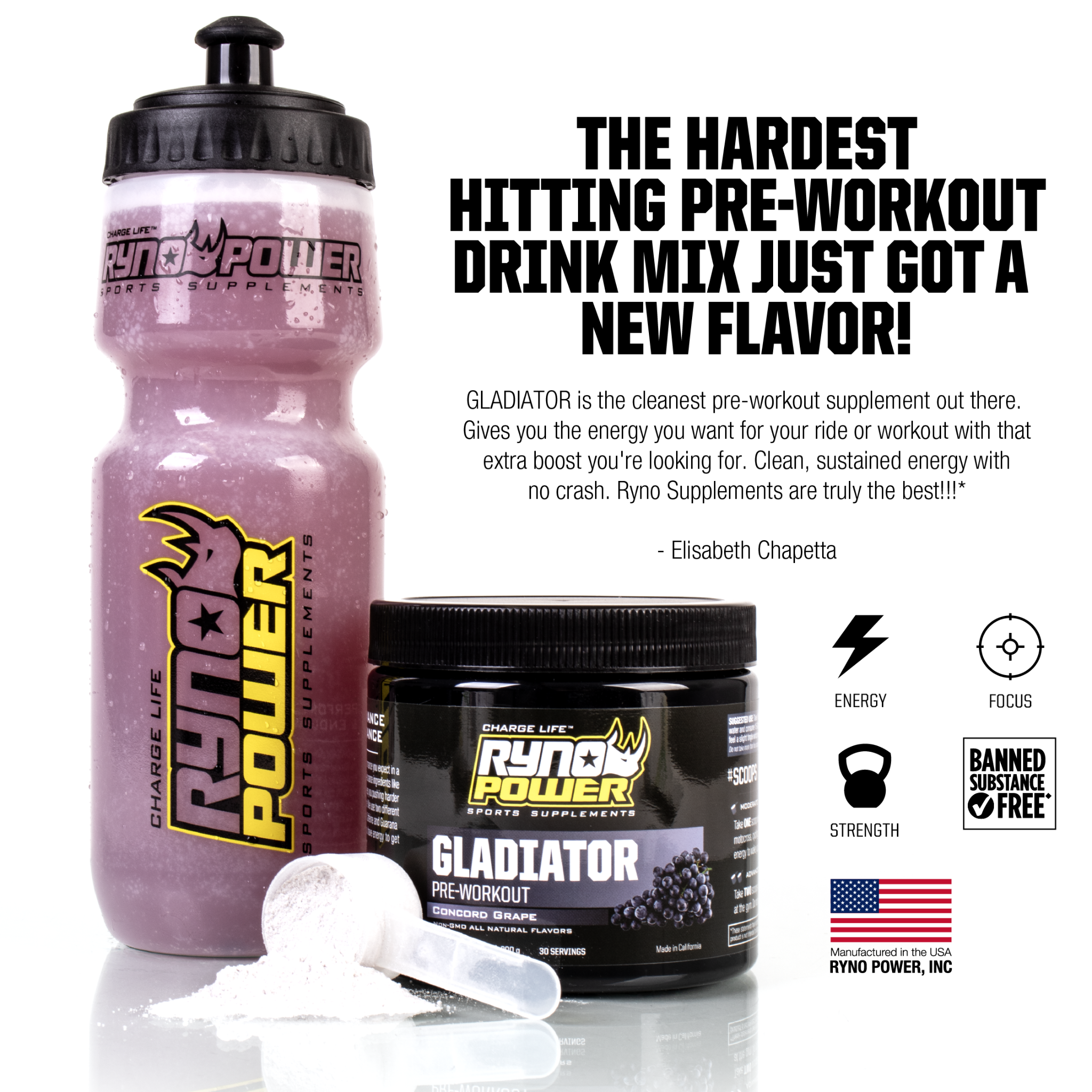 Ryno Power Sports Supplements Facebook ad