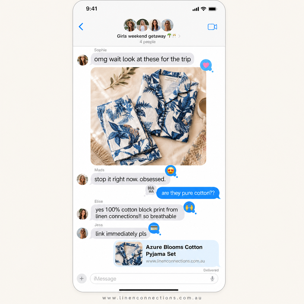 Linen Connections Facebook ad