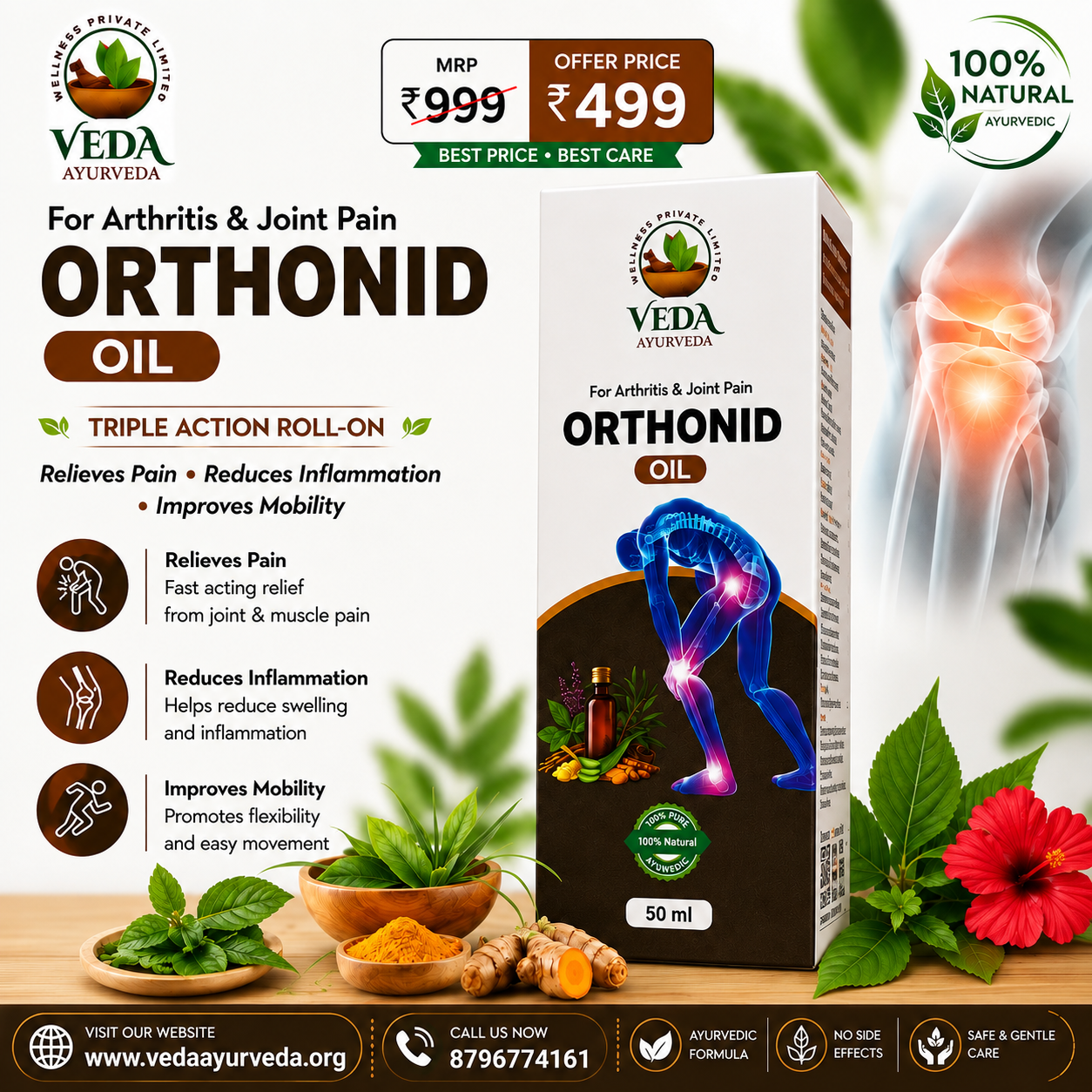 Veda Ayurveda Wellness PVT. LTD Facebook ad from Aug 12, 2026