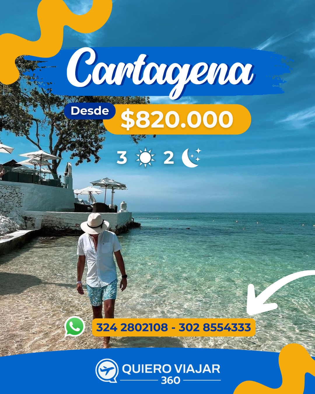 Quiero Viajar 360 Facebook ad: ¿Ya programaste tus vacaciones?