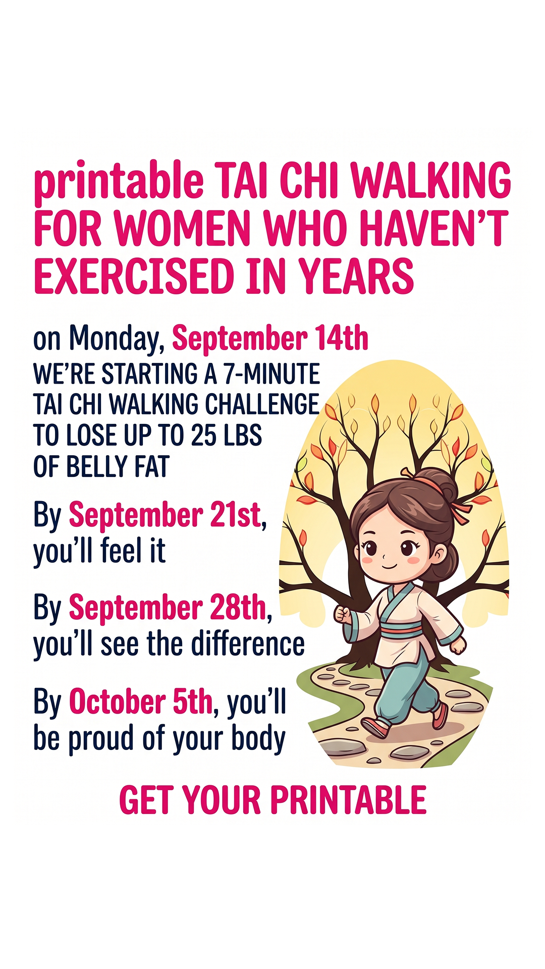 WalkFit Daily Walking Plan Facebook ad