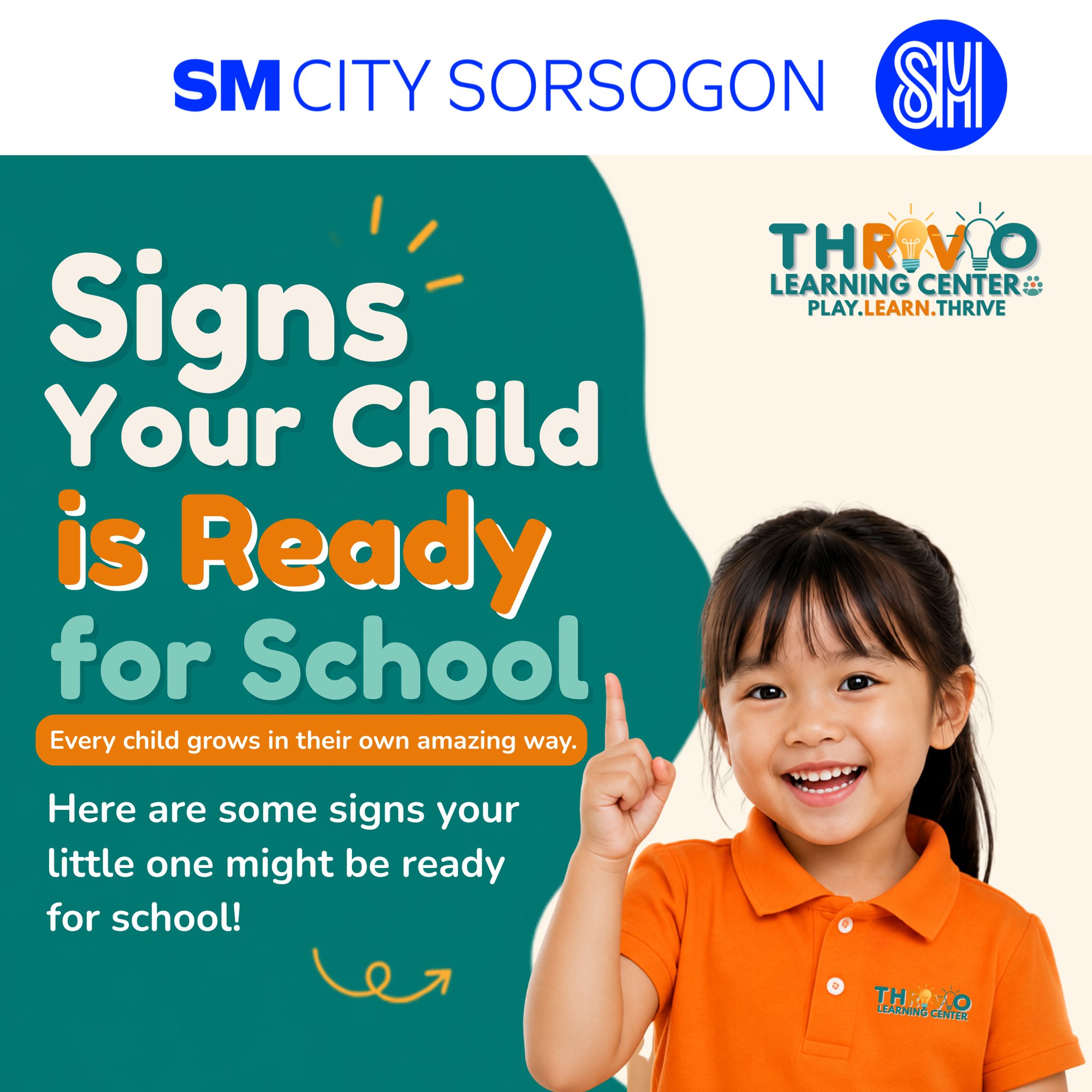 Thrivio Learning Center Facebook ad: 𝗘𝘅𝗰𝗶𝘁𝗶𝗻𝗴 𝗮𝗻𝗴 𝗳𝗶𝗿𝘀𝘁 𝗱𝗮𝘆 𝗼𝗳…
