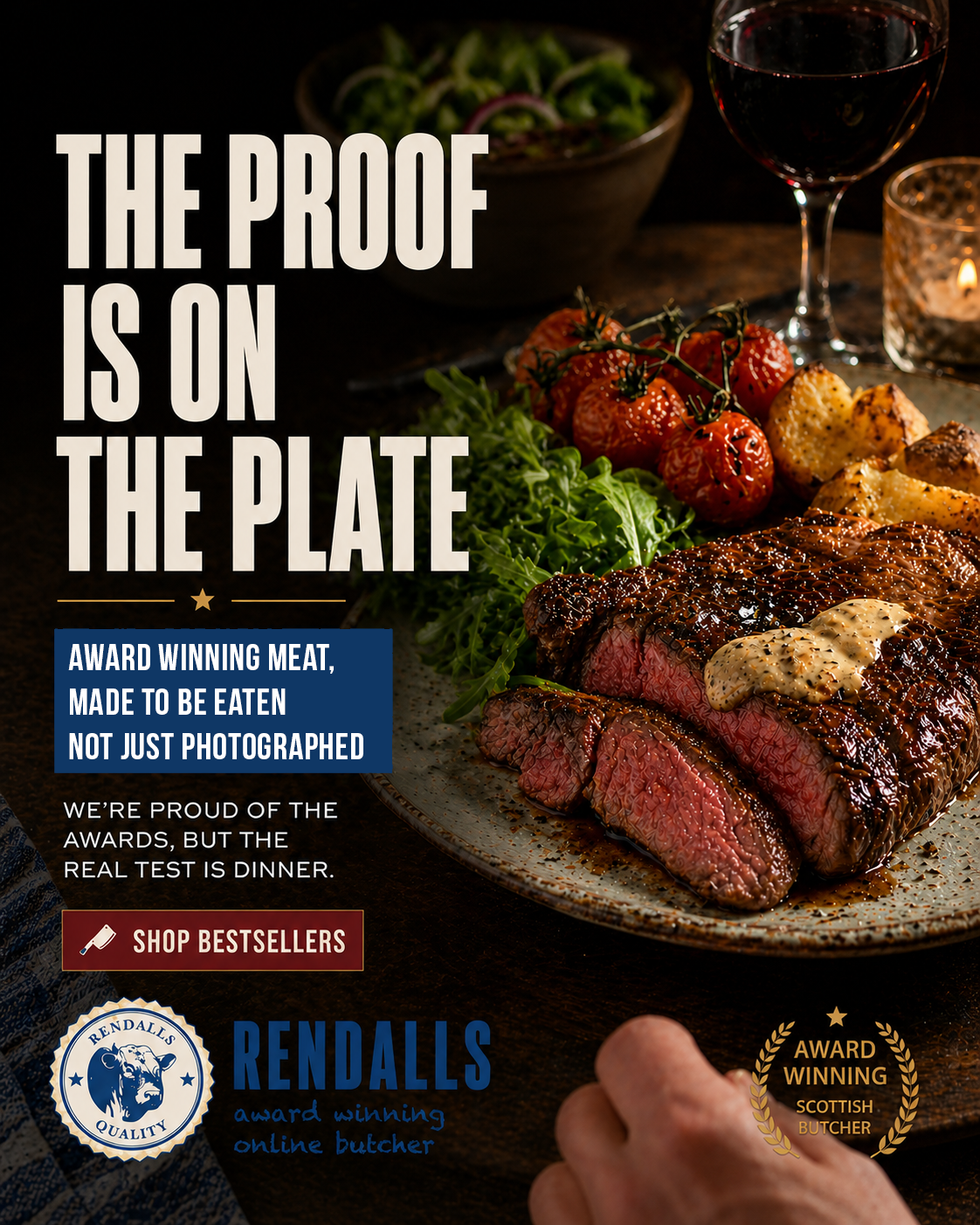Rendalls Online Butchers Facebook ad