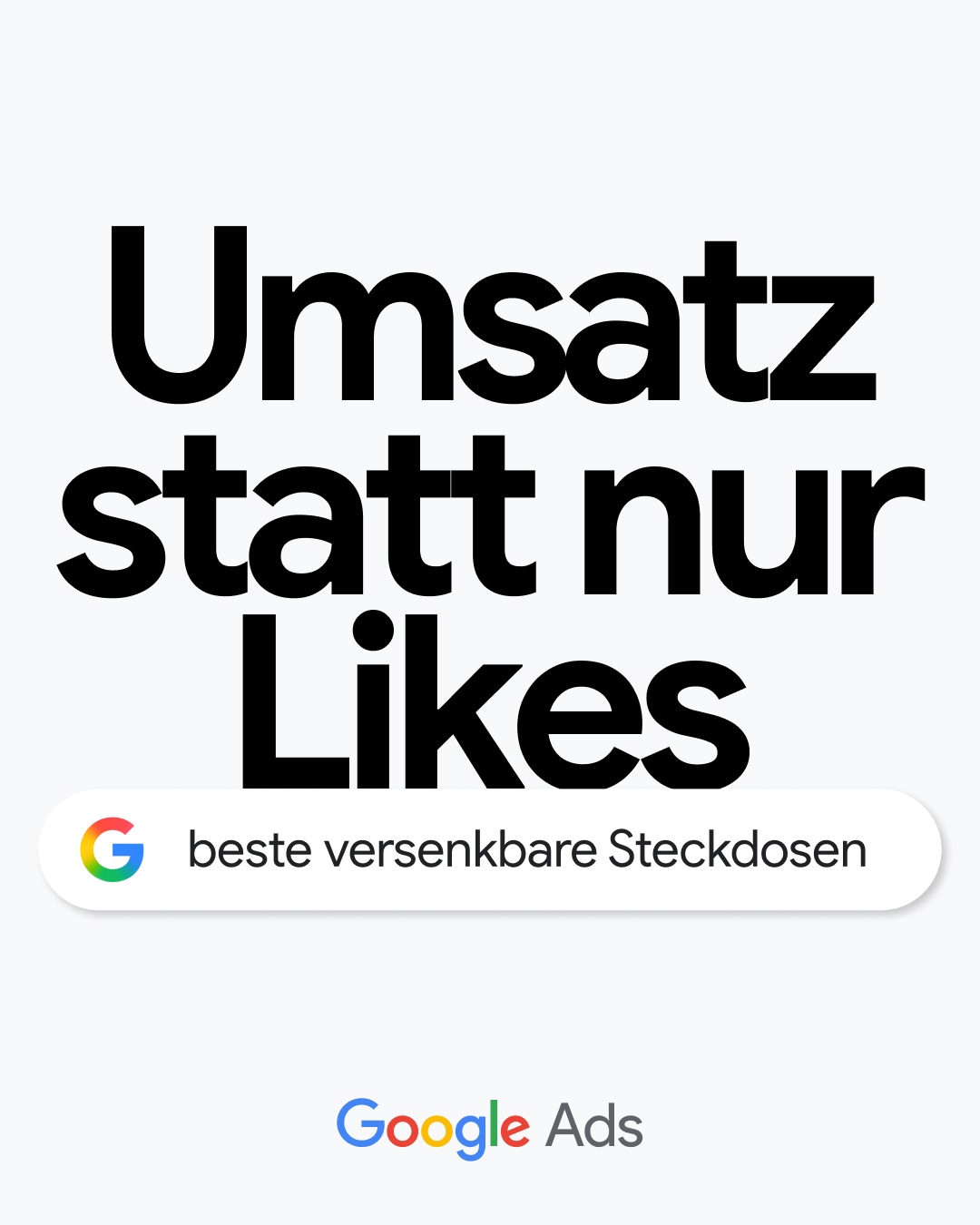Google Ads Facebook ad