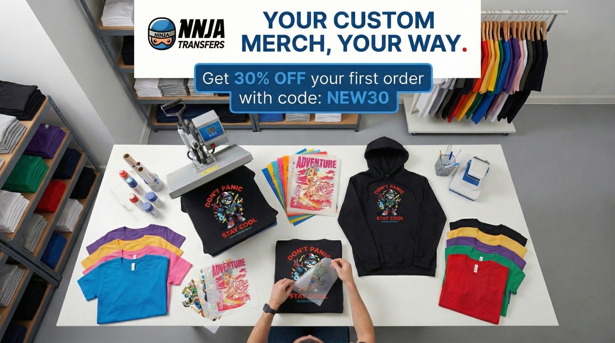 Ninja Transfers Facebook ad