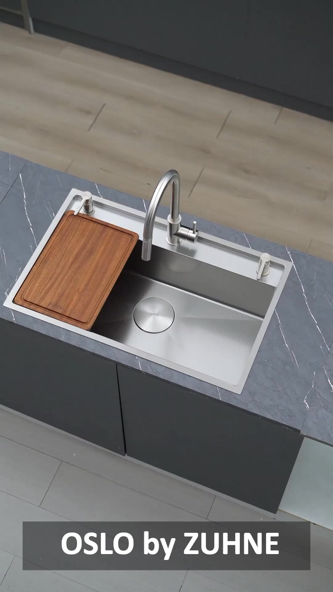 Zuhne Facebook ad: The Sink That Outlasts 304 Steel