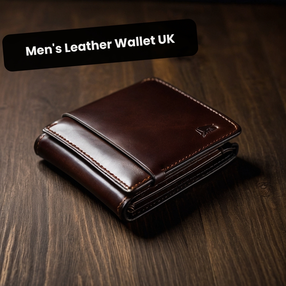 TrendingResults Flashing Facebook ad: Men's Leather Wallet UK.
