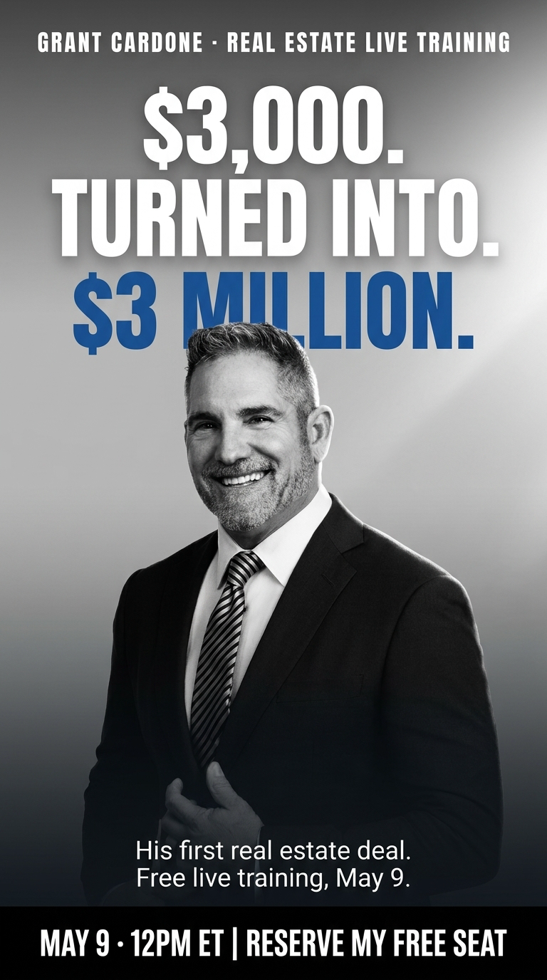 Grant Cardone Facebook ad