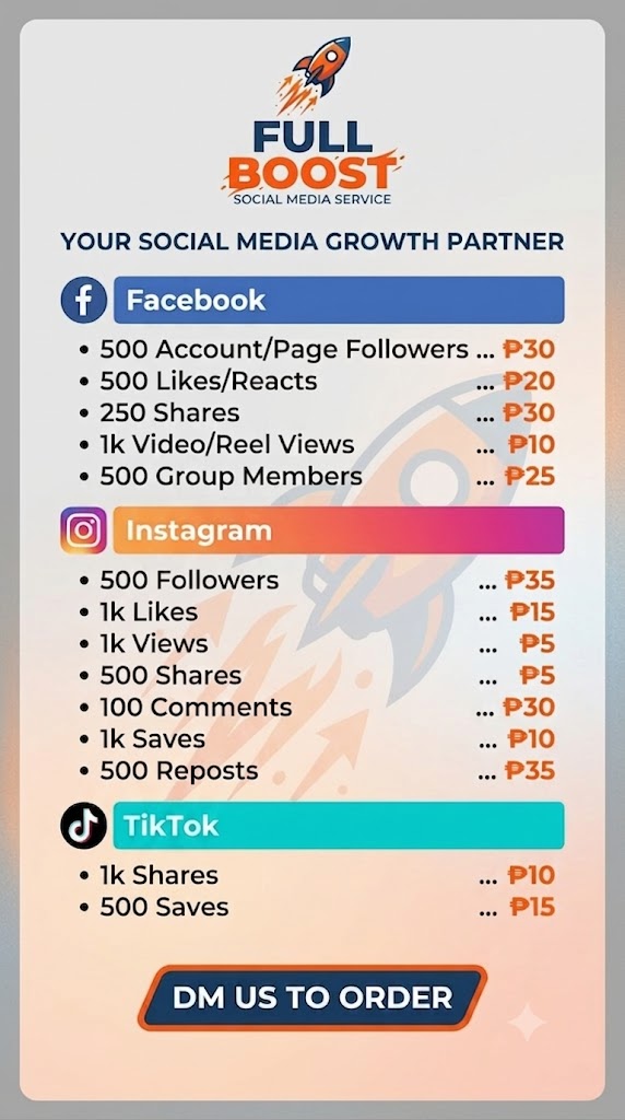 FULL BOOST Facebook ad: Palaguin ang Followers & Views Mo Ngayon!