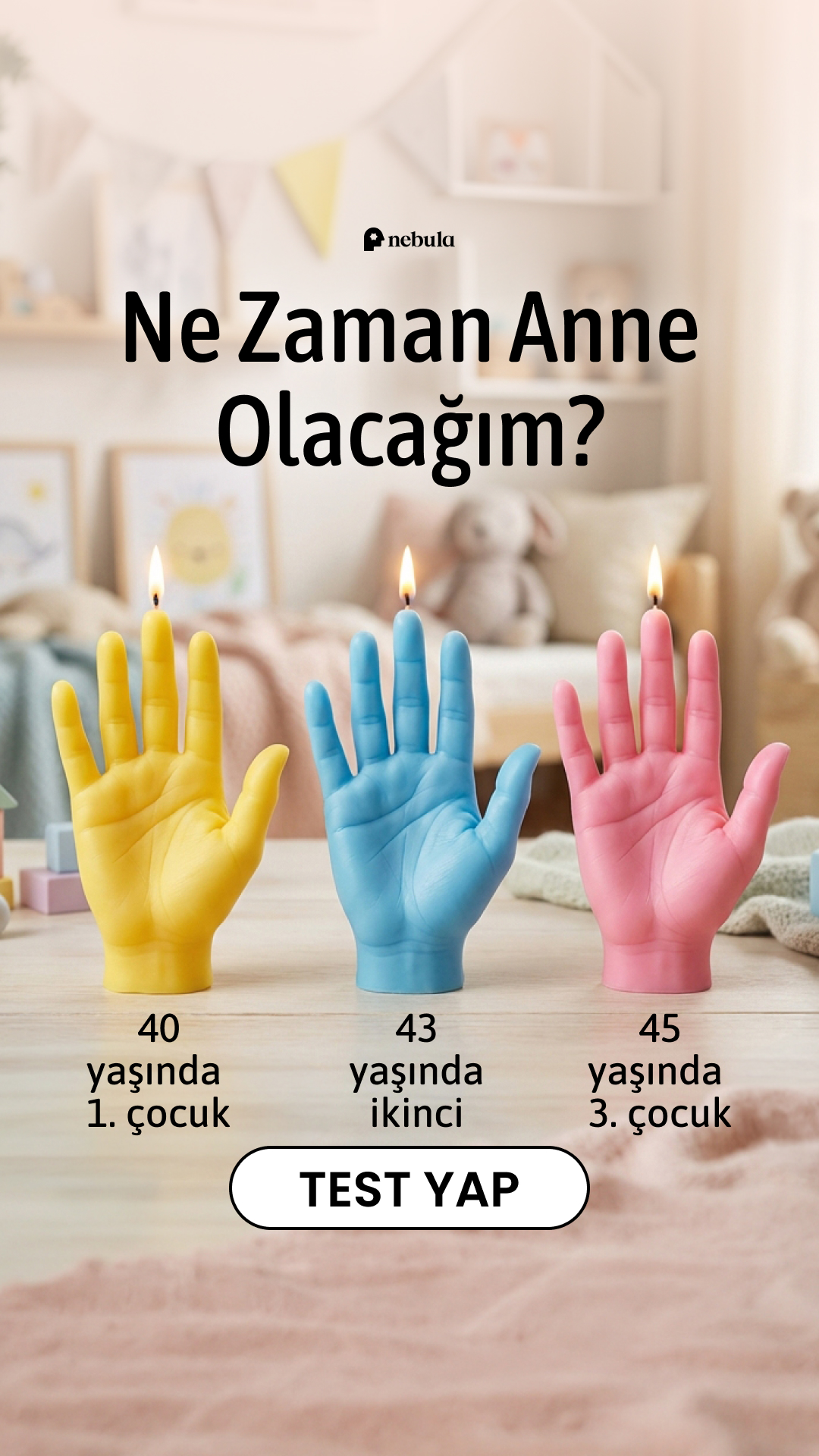 Nebula: Palm Reading Facebook ad