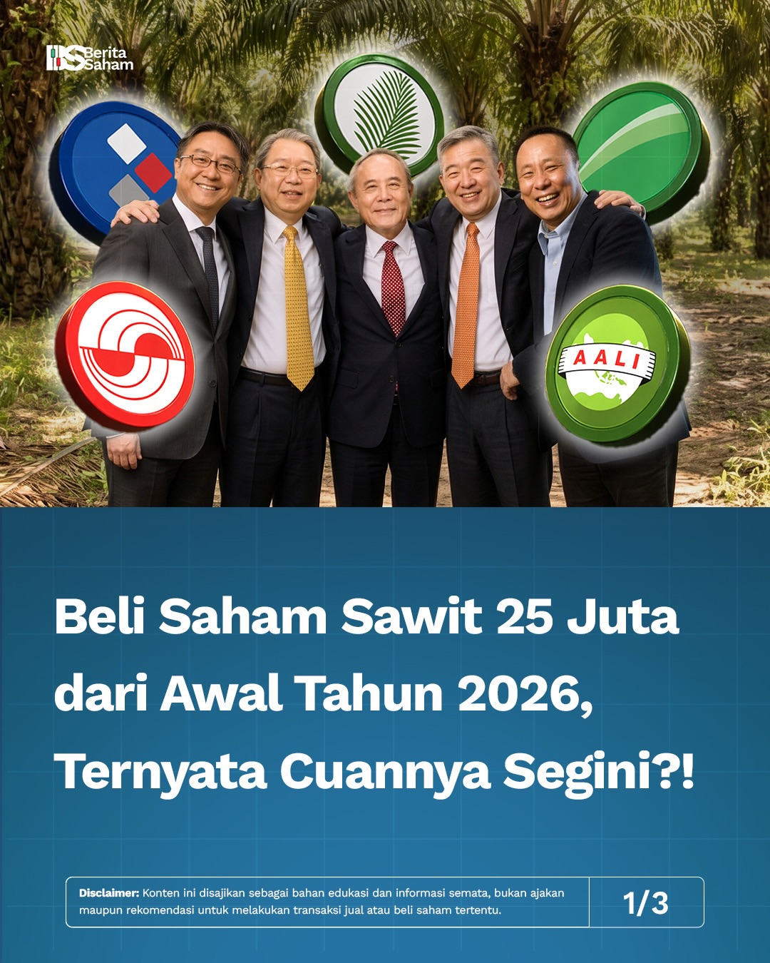 Berita Saham Indonesia Facebook ad: Hold top 10 saham di sektor komoditas sawit…