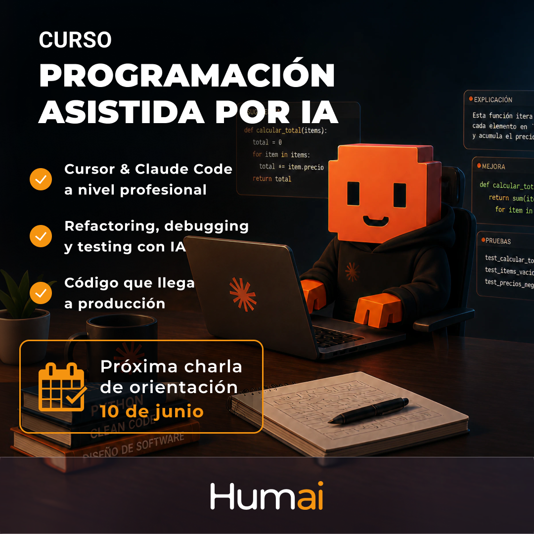 Humai Facebook ad: Cursor + Claude Code a nivel pro