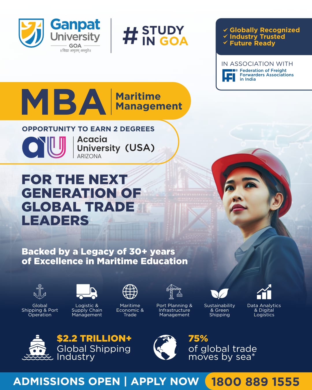 Ganpat University Goa Facebook ad