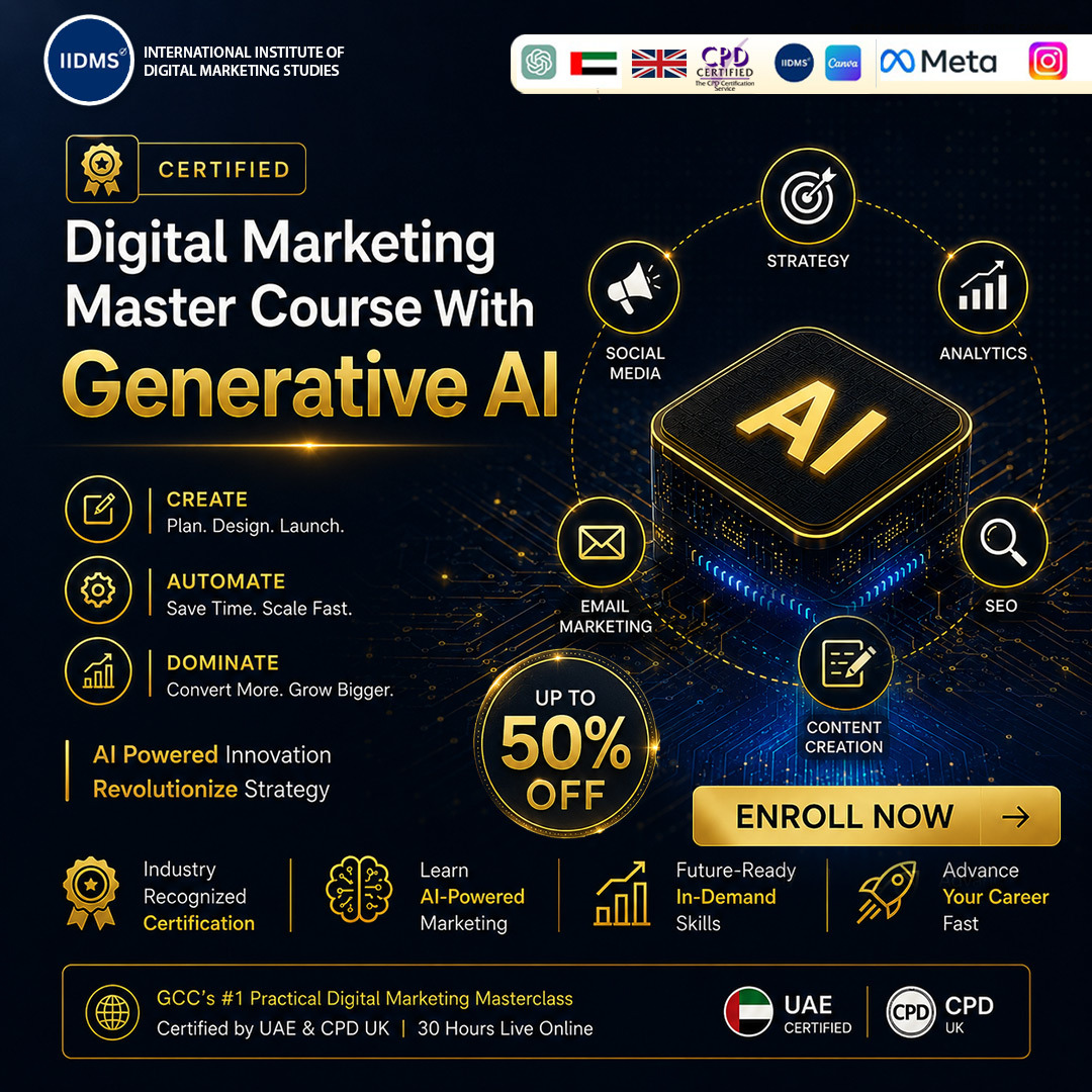 IIDMS - International Institute of Digital Marketing Studies Facebook ad