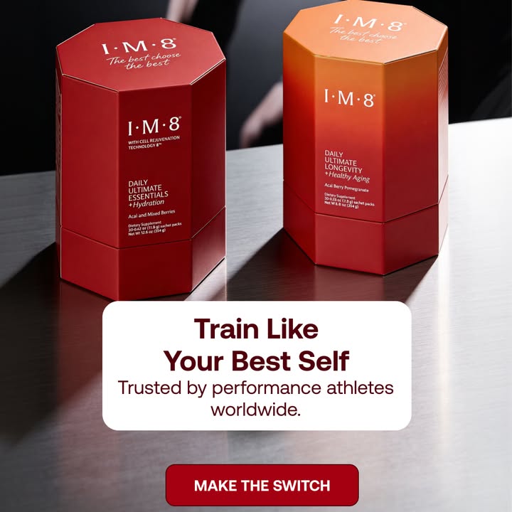 IM8 Global Facebook ad: The Beckham Stack: Nutrition Meets Longevity