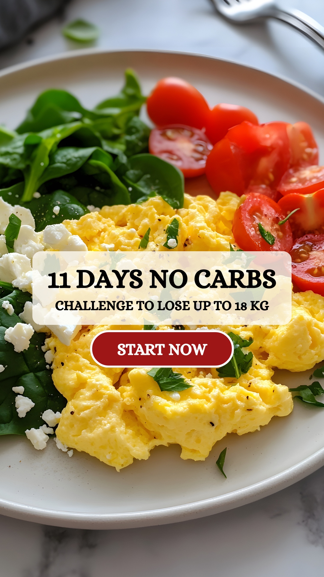 Keto 10-day Challenge Facebook ad: Change your life with Keto >>