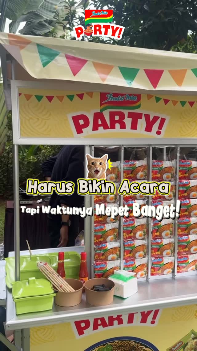 Indomie Party Facebook ad: Acara Dadakan Engga Perlu Panik Lagi