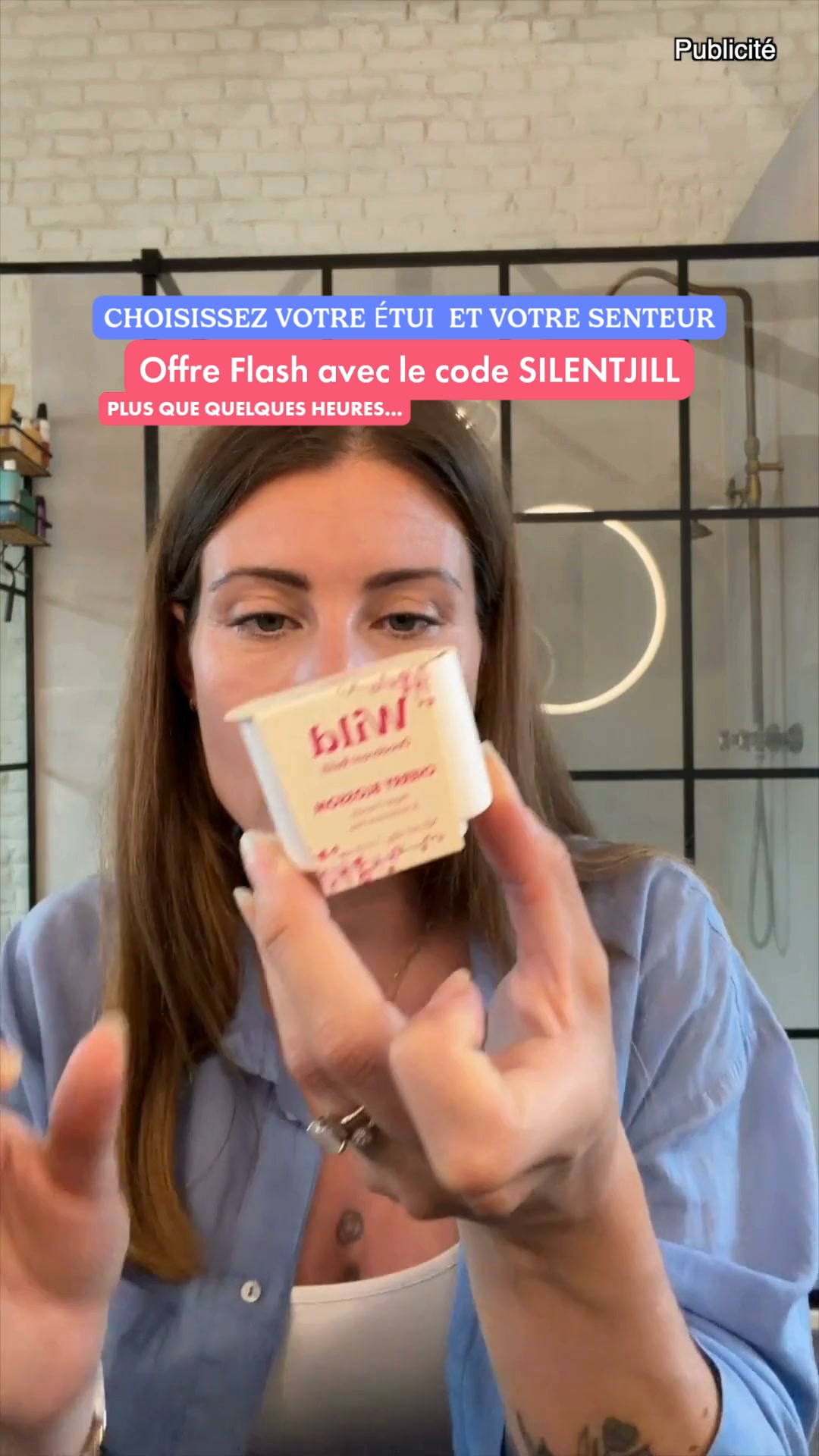Wild FR Facebook ad: Profitez de mon Offre Flash avec mon code SILENTJILL