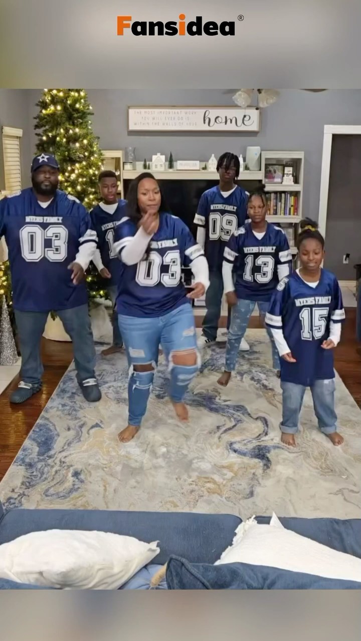 Fansidea.com Facebook ad: Wearing our family custom jerseys and making every…