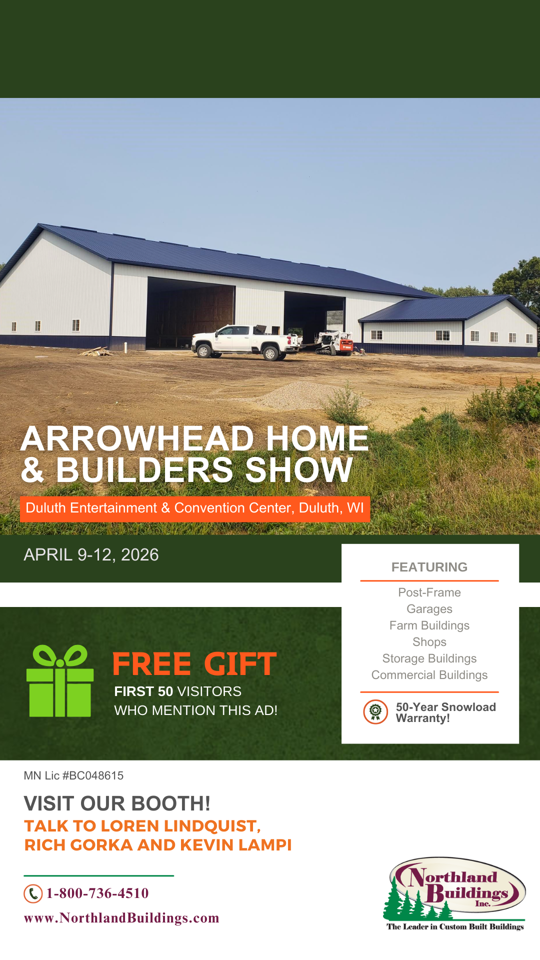 Northland Buildings, Inc. Facebook ad